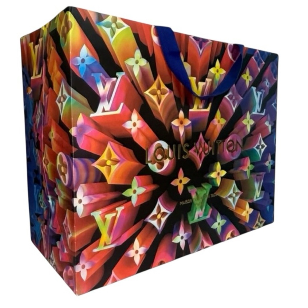 Louis Vuitton XL Multicolor Shopping Display Bag Limited Edition Boutique Decor - Picture 5 of 15